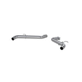 2.5in. Axle-Back. Dual Rear Exit. Aluminized Steel.