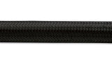 5ft Roll of Black Nylon Braided Flex Hose; AN Size: -16; Hose ID 0.89