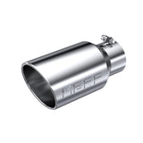 MBRP ExhaustTip 6in O.D. Angled Roll ed End  4in inlet