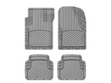 Universal All Vehicle Mat; Gray; Front and Rear; 2nd Row 1 pc. Over The Hump;