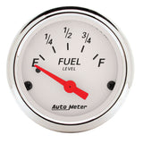 AutoMeter2-1/16 A/W Fuel Gauge 0-30 ohms