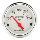 AutoMeterWhite Water Temp. 100-25