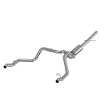 3in. Cat-Back. 2.5in. Dual Rear Exit. Aluminized Steel.