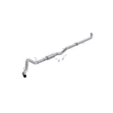 4in. Downpipe-Back. Single Side Exit. Aluminized Steel.