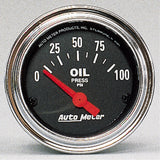 AutoMeter0-100 Oil Pressure Gauge