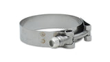 Stainless Steel T-Bolt Clamps (Pack of 2) - Clamp Range: 1.73