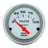 AutoMeter2-1/16in U/L Oil Pressure Gauge 0-100psi