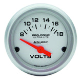 AutoMeter2-1/16 Mini Ultralite VOLTMETER