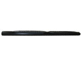 4 Inch Oval Straight Pwdr Ctd Black Mild Steel With 5 Pins Per Pad