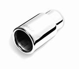 Stainless Rolled Edge Straight Exhaust Tip