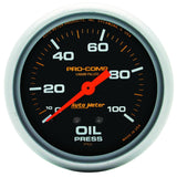 AutoMeter0-100 Oil Pressure Gauge