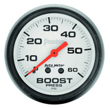 AutoMeter2-1/16 Phantom Boost Gauge - 0-60psi