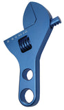 #10 To #20 Adjustable; Anodized; Blue; Aluminum; Single; Stubby