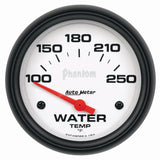 AutoMeter2-5/8in Phantom Water Temp. Gauge 100-250