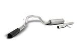 Black Elite Cat-Back Single Exhaust System; Stainless