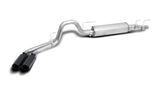 Black Elite Cat-Back Dual Sport Exhaust System; Stainless