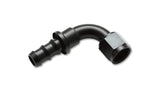 Push-On 90 Degree Hose End Elbow Fitting; Size: -10AN