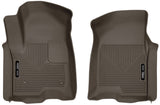 Husky LinersGM X-Act Contour Floor Liners Front Cocoa