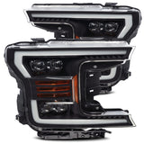 AlphaRexLED Projector Headlights Plank Style Design Matte Black