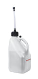 White; 5 Gallon Capacity; Plastic; With Filler Hose and Cap