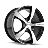 TourenTOUREN TR9 3190 GLOSS BLACK MACHINED 17X7 5-100/5-114.3 42MM 72.62MM