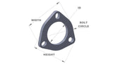 3-bolt Stainless Steel Flange (3.5