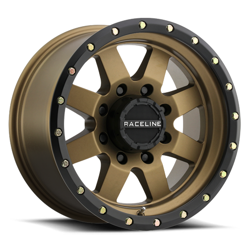 Aluminum Wheels 18x9 Defender 935BZ Bronze Multi Spoke -12 Offset 8 on 165.1 Bolt Pattern 130.81 Bore Raceline