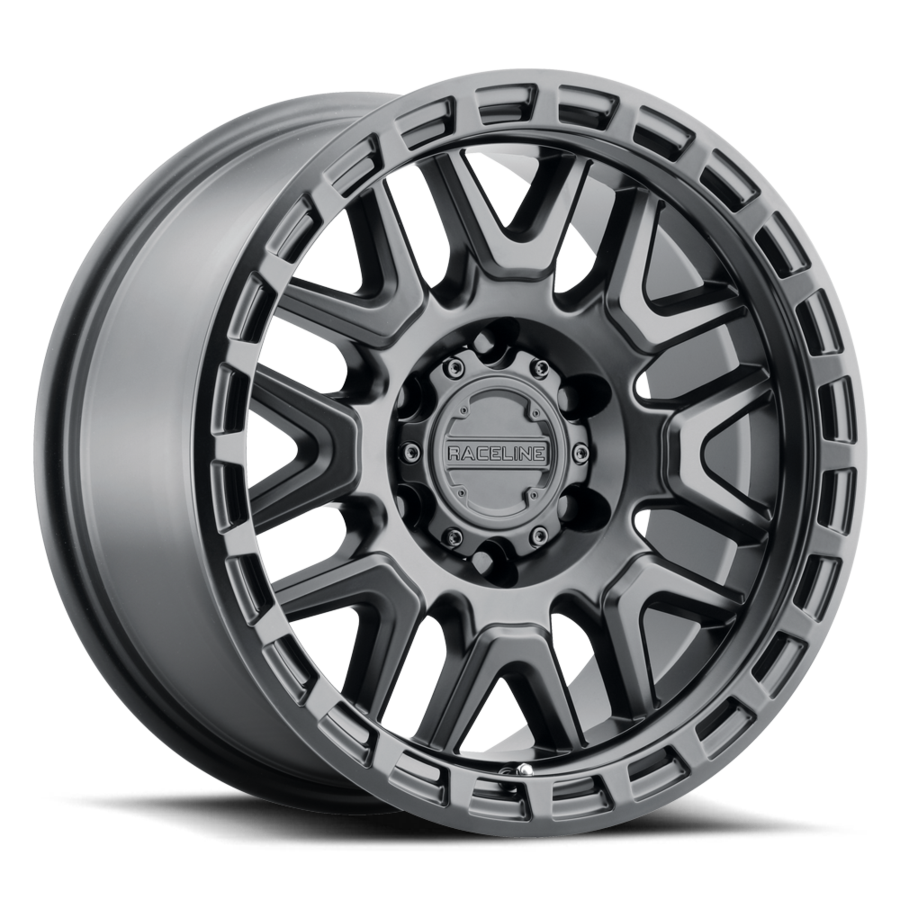 Aluminum Wheels 17x8.5 Krank 953B Satin Black 0 Offset 5 on 127 Bolt Pattern 78.1 Bore Raceline