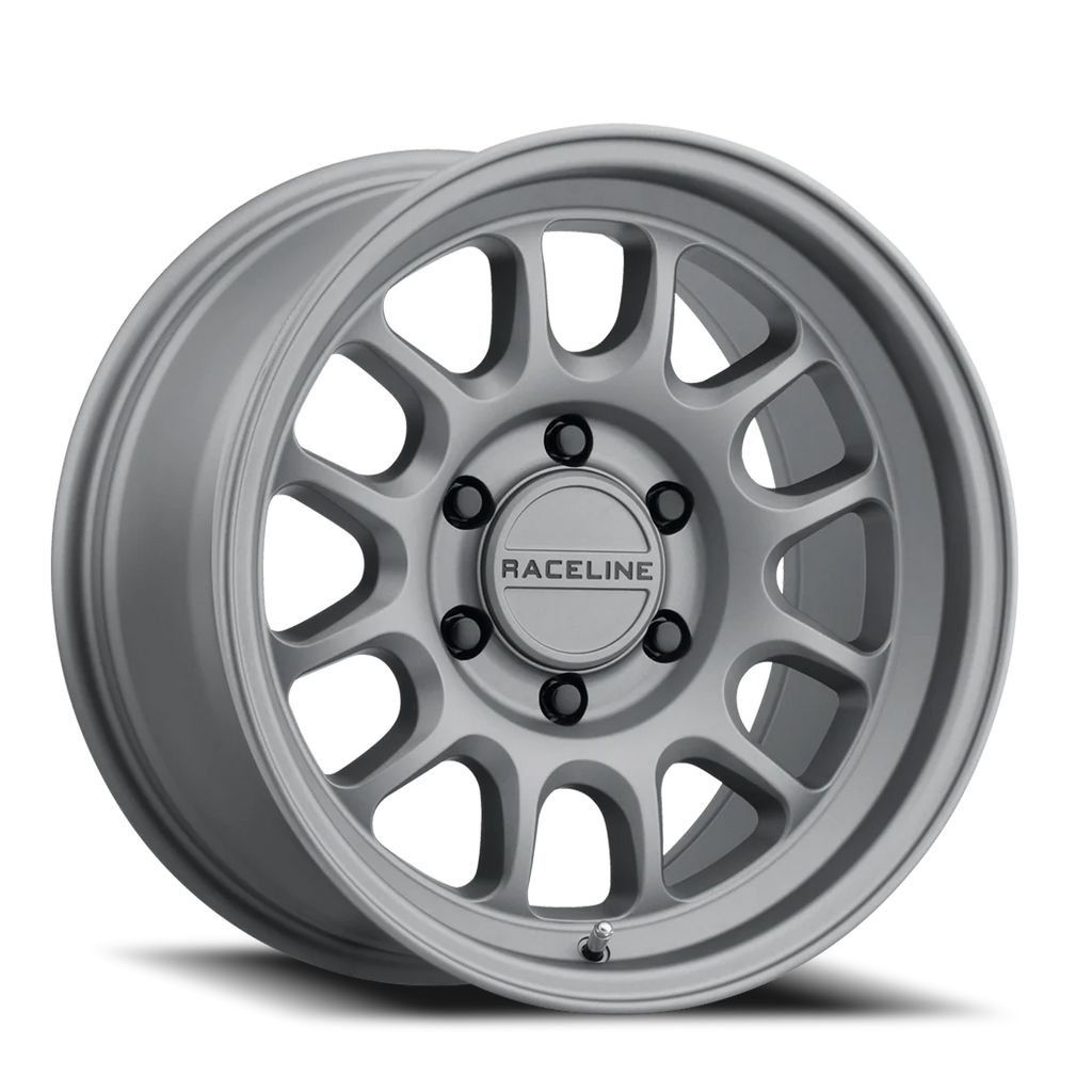 Aluminum Wheels 17x9 Rogue 958T Titanium Gray -12 Offset 5 on 127 Bolt Pattern 78.1 Bore Raceline