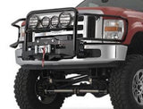 Without Insert Bars; Powder Coated; Black; Grill Guard Required