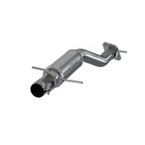 3in. Single In/Out Muffler Replacement. High Flow. T409 Stainless Steel.