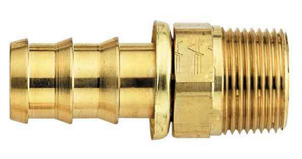 Aeroquip#4 Socketless Hose To 1/8 Male Pipe Fitting