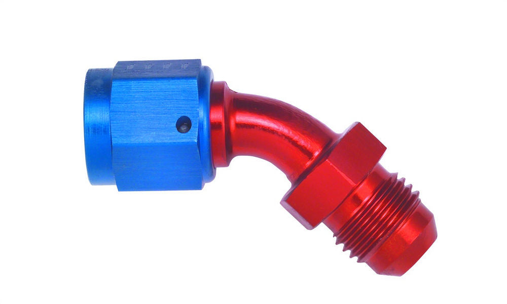 Aeroquip#10 Male to #10 Female 45 Deg Swivel Fitting