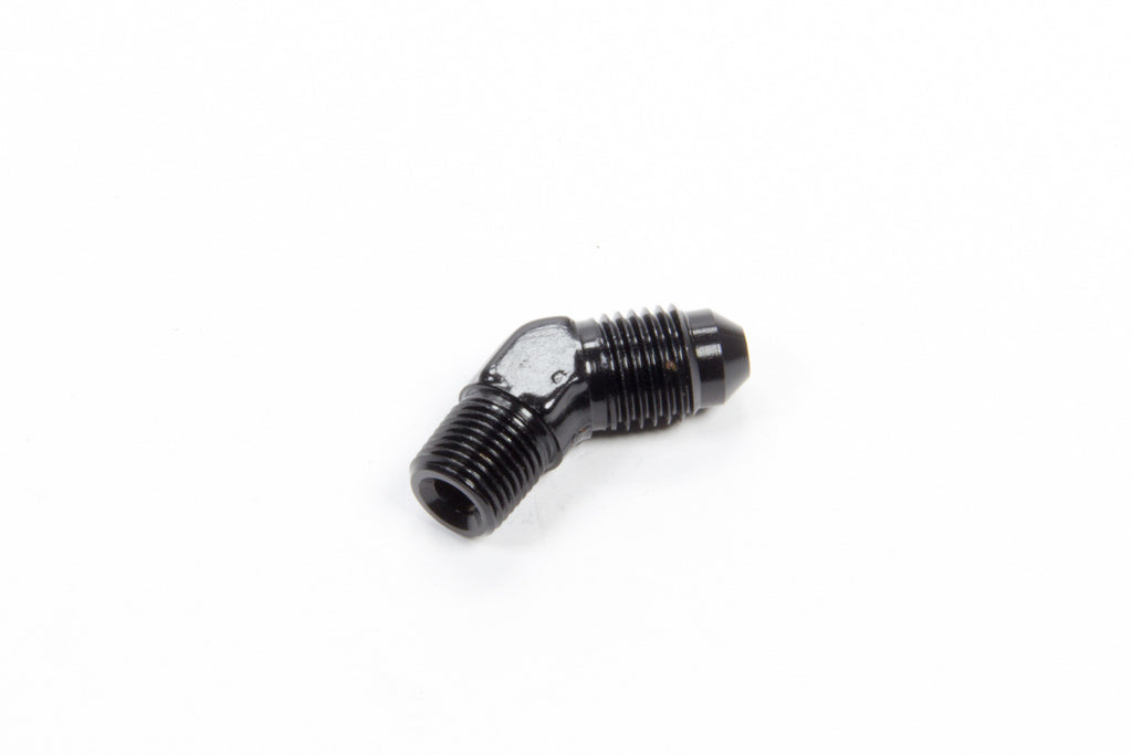 Aeroquip45 Deg Alum #4 Flare 1/8 in Black