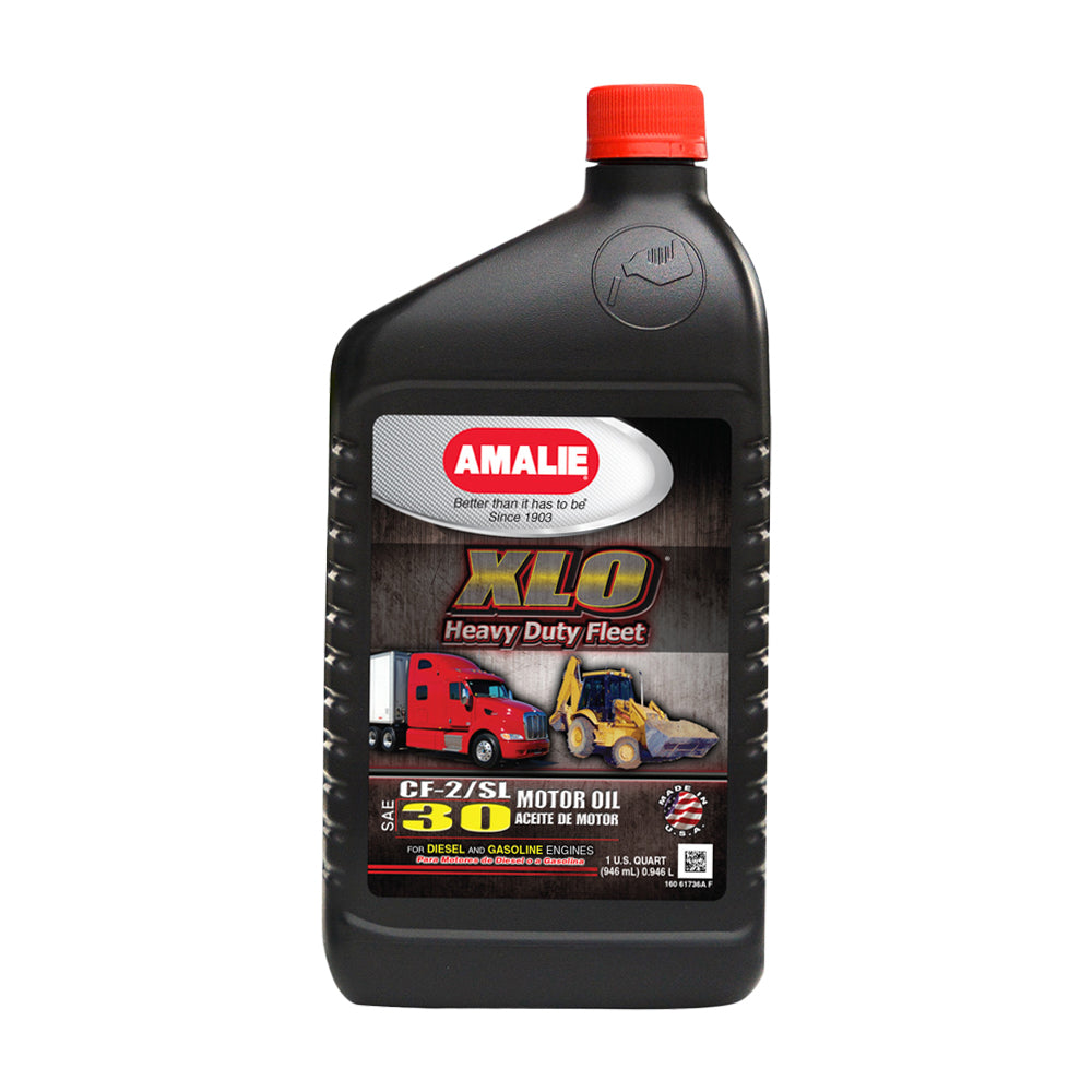 AmalieXLO Heavy Duty Fleet Eng ine Oil 30W Case 12x1Qt