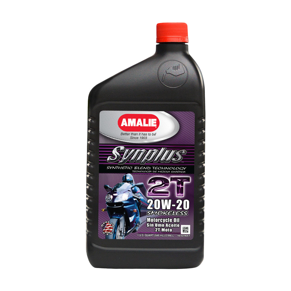 AmalieSynplus Blend 2T Motor cycle Oil Case 12 x 1Qt