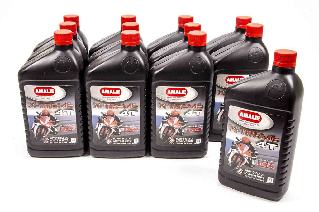 AmalieX-treme 4T SG Motorcycle Oil 10w40 Case 12x1Qt