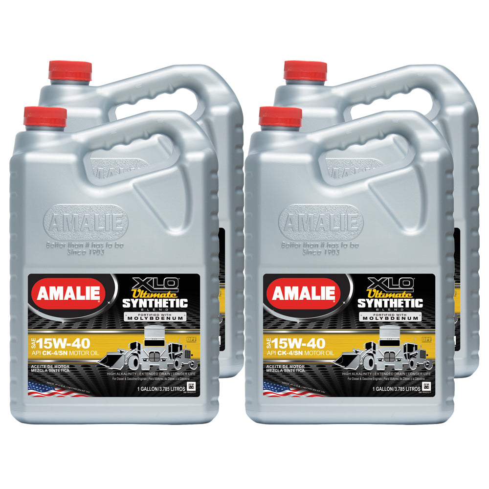 AmalieXLO Ultimate Synthetic Blend 15w40 Case 4x1 Gal