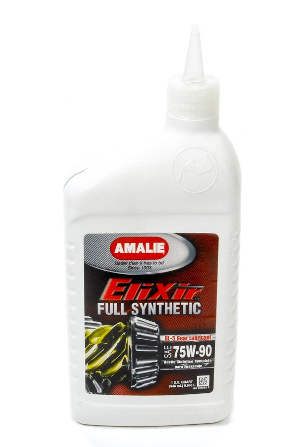 AmalieElixir Full Syn GL-5 75w 90 Gear Oil 1Qt