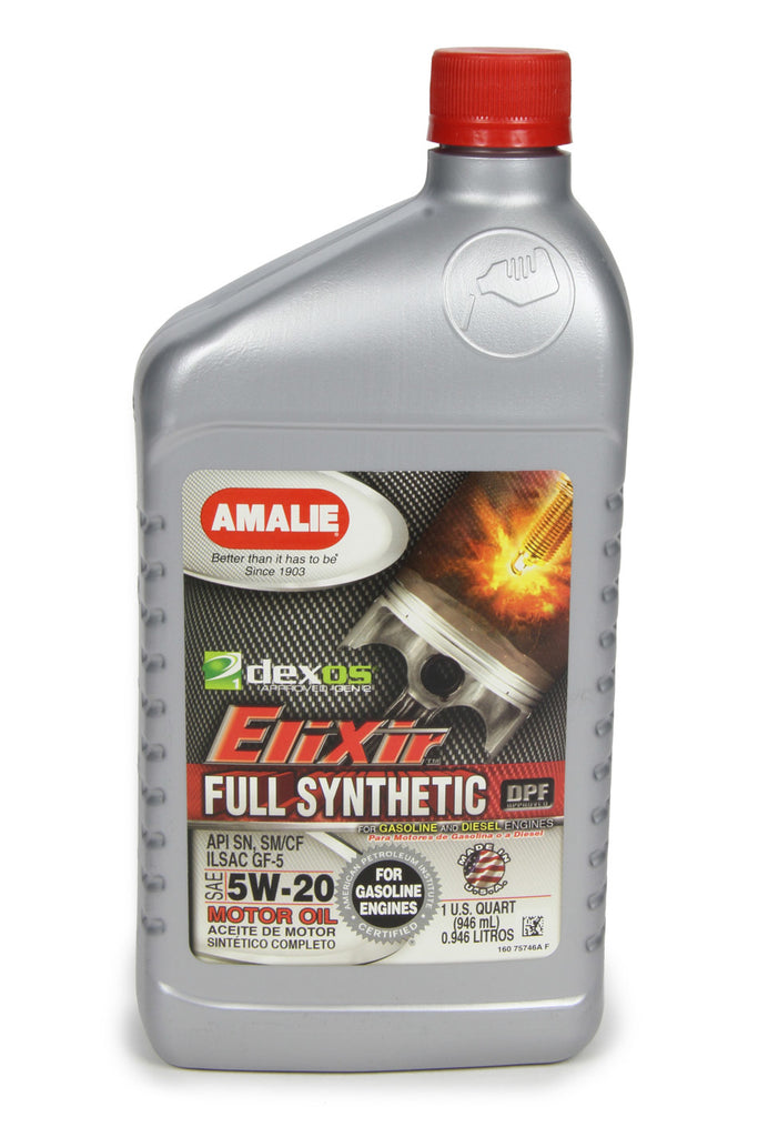 AmalieElixir Full Synthetic 5w20 Dexos1 1 Qt