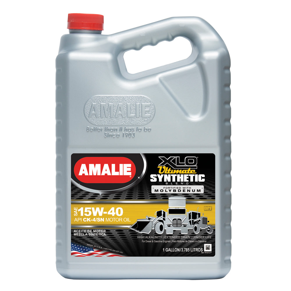 AmalieXLO Ultimate Synthetic Blend 15w40 Case 1 Gal.