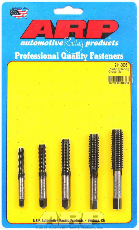 Auto Racing ProductsThread Cleaning Tap Set 5pc.