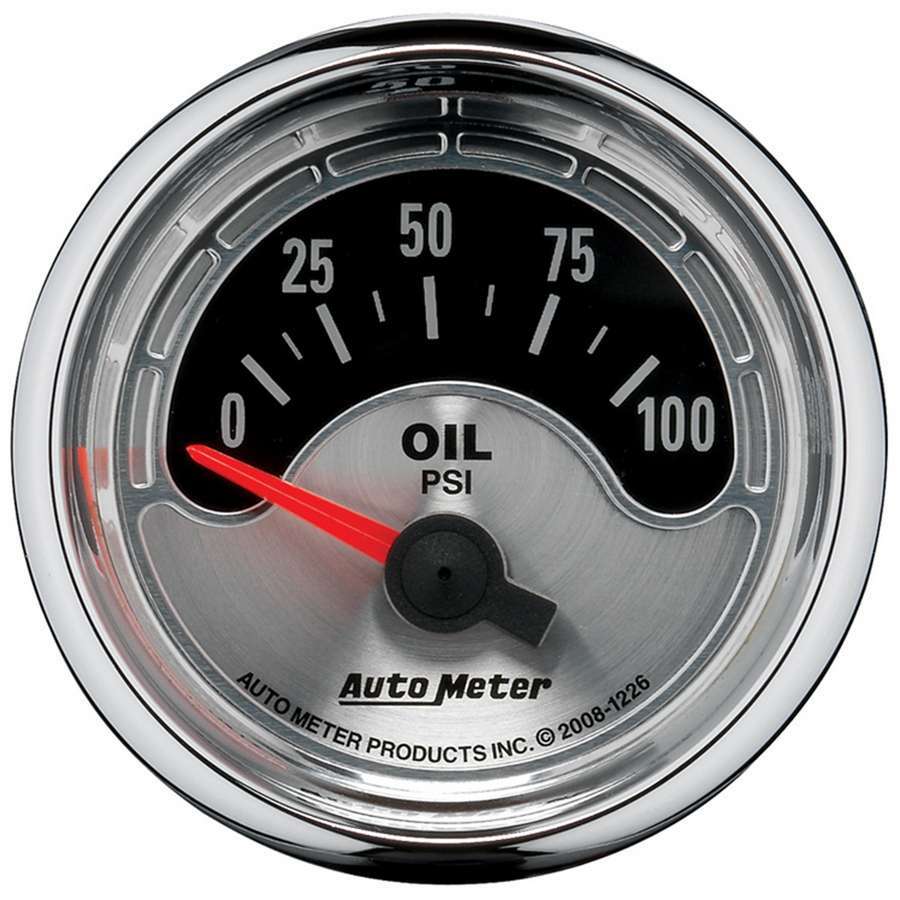 AutoMeter2-1/16 A/M Oil Pressure Gauge 0-100psi