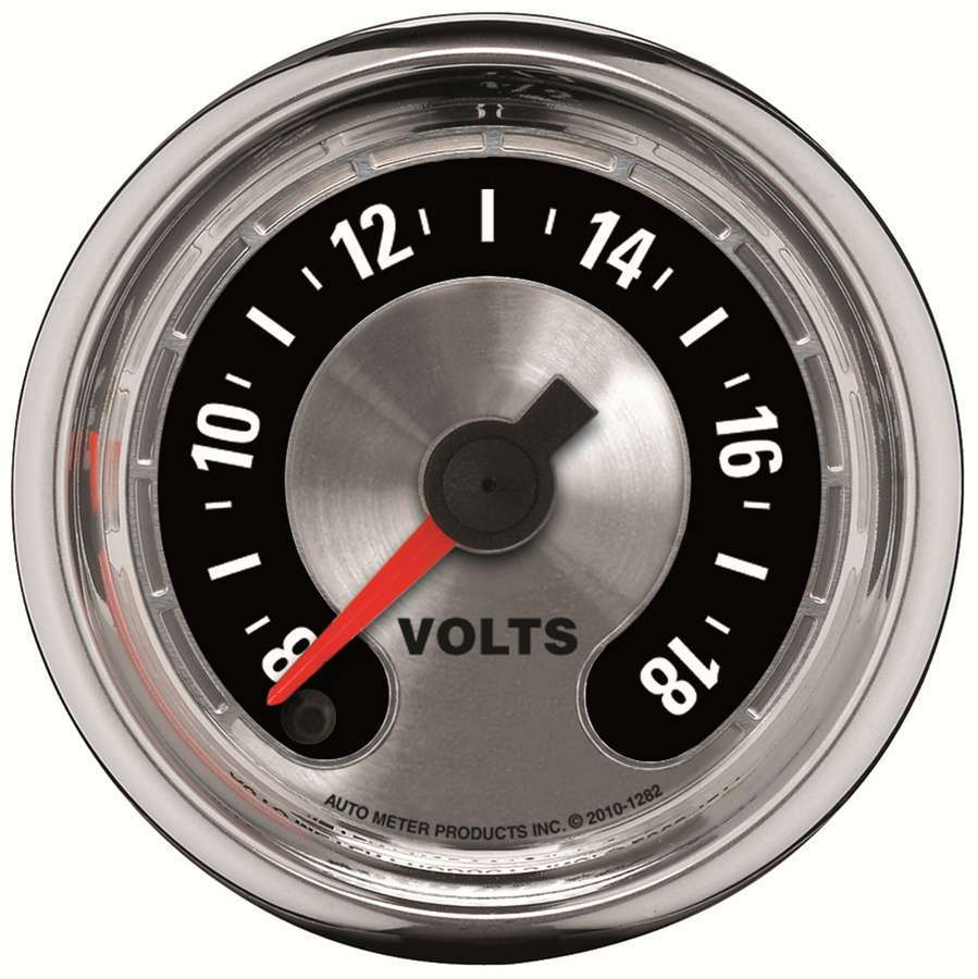 AutoMeter2-1/16 A/M Voltmeter Gauge 8-18