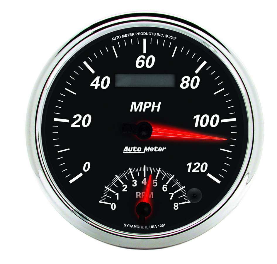 AutoMeter5in Tach/Speedo Gauge 120 MPH 8000 RPM