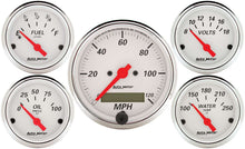 Load image into Gallery viewer, AutoMeterArctic White Gauge Kit W/Red Pointer