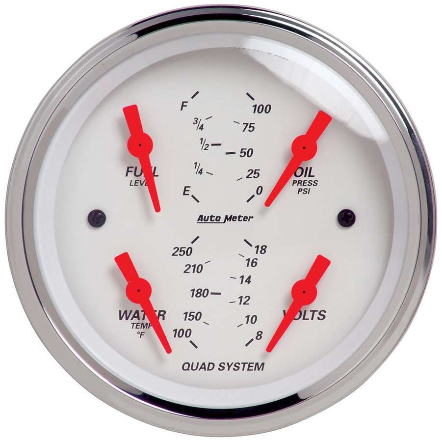 AutoMeter3-3/8in A/W Quad Gauge