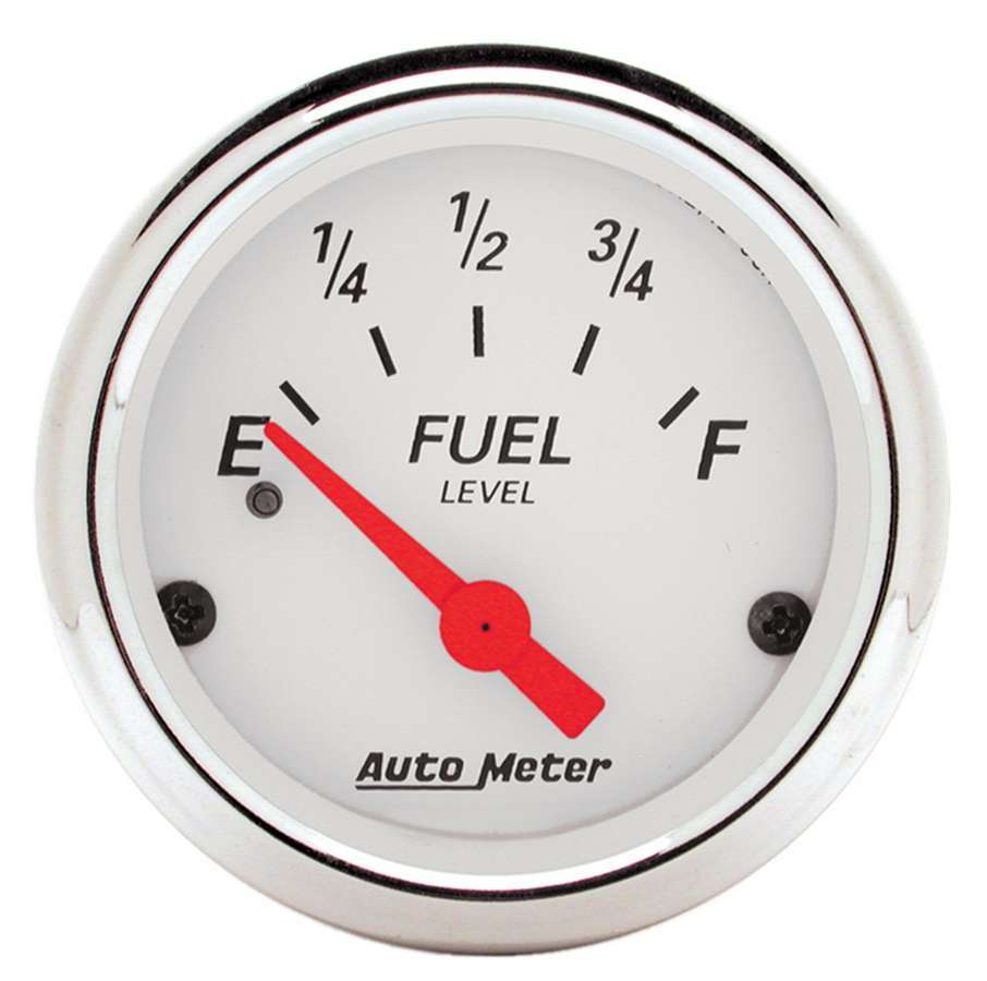 AutoMeterWhite Fuel Level Gauge