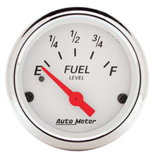 Load image into Gallery viewer, AutoMeterWhite Fuel Level Gauge