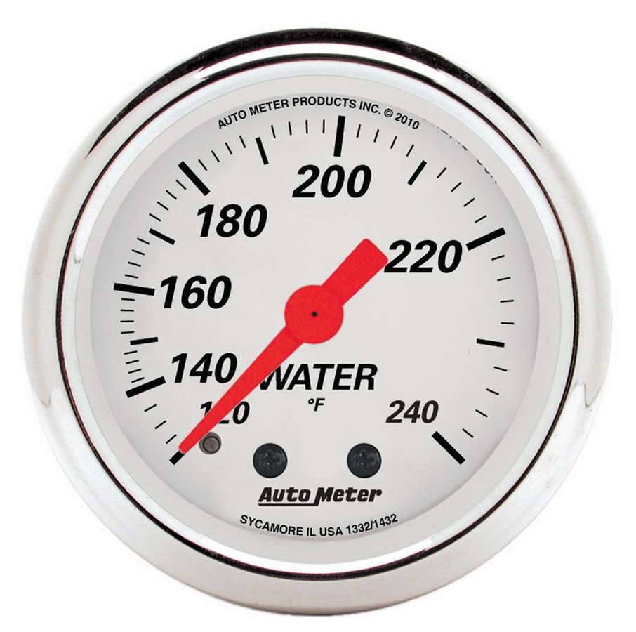 AutoMeter2-1/16 A/W Water Temp Gauge 120-240 Degrees